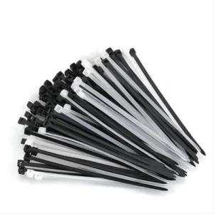 CHINEE Heavy Duty Self Locking Nylon Black White Cable Ties Wire Organizers Secure Fastening Durable for Cable Management