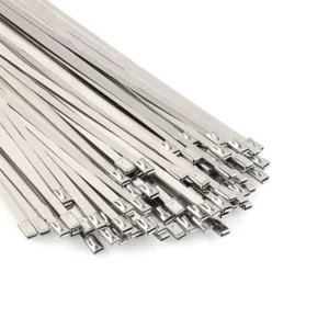 CHINEE Heavy Duty Self-locking Stainless Steel Cable Ties 150mm X 4.6mm Industrial Use