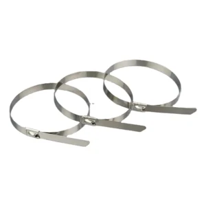 CHINEE Heavy Duty Stainless Steel Cable Ties Ball Lock Type Without Coated 4.6*150mm