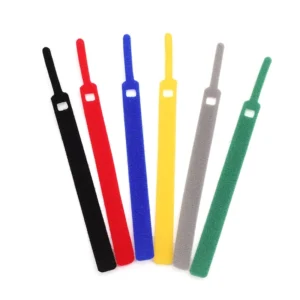 CHINEE Heavy Duty Strong Adhesive Single Sided Nylon Cable Ties Hook Loop Reusable Extension Cord Tape Shoe Cinch Straps Customized