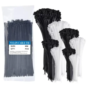 CHINEE High Performance Flexible Nylon 66 Self Locking Cable Ties 2.5mm X 130mm for Electrical Industrial Use