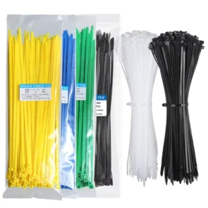 CHINEE High Quality 12-inch Nylon Cable Zip Ties Self-Locking 4.8*300mm Plastic Wire Ties UV Resistant for Indoor Outdoor 50lbs PA66