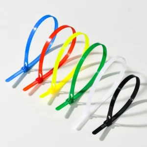 CHINEE High Quality 4.8*200mm Releasable Nylon Cable Tie Eco Friendly Custom Color Reusable Plastic Professional