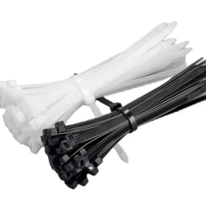 CHINEE High Quality Cable Ties Wrap Nylon Cable Zip Ties White Black Self locking Plastic Nylon Cable Ties