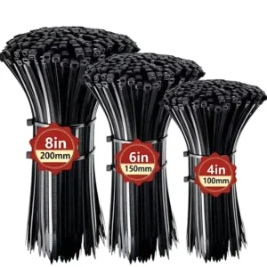 CHINEE High Quality Never Break 12 Inch Zip Ties Heavy Duty Nylon Cable Ties Self-Locking for Outdoor Cable Management