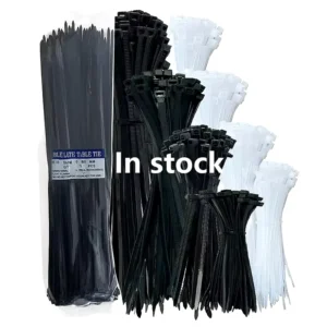 CHINEE High Quality Nylon66 Self-Locking Cable Ties Custom Plastic Seal Tool Manufacturer 100pcs 3.6*200mm Plastic Zip Ties 8inch