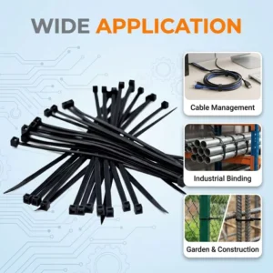 CHINEE High Quality Reusable Self Locking Nylon Cable Ties 300mm Releasable for Electrical Cables