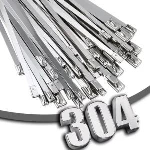CHINEE High Quality Stainless Steel Cable Zip Ties 201 304 316 Various Widths (4.6mm 7.9mm 10mm 12mm) and Lengths (150 700mm)