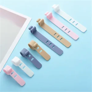 CHINEE Hook and Loop Velcroes Strap Tape Wire Organizer Velcroes Cable Ties Adhesive