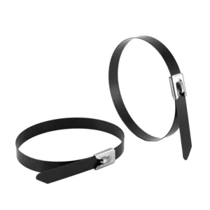 CHINEE JXN BZ C Colorful Reusable 100mm Self Locking Cable Tie 20~+200 Working Temperature 4.6mm Width Industrial Use Polyester Coated