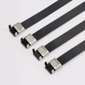 CHINEE L Type PVC Coated Marine Stainless Steel Cable Tie
