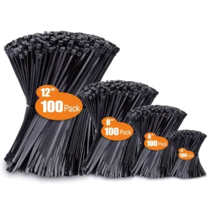 CHINEE Manufacturer Direct Selling 4.8*200mm High Quality Self-locking PA66 Nylon Plastic Cable Zip Tie Nylon Cables