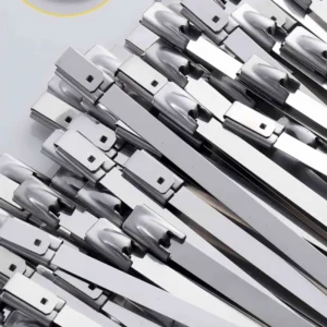 CHINEE Manufacturer Metal Zip Ties 100 PCS 304 316 Ball locking Stainless Steel Zip Ties Multi Purpose Heavy Duty Self Locking Cable