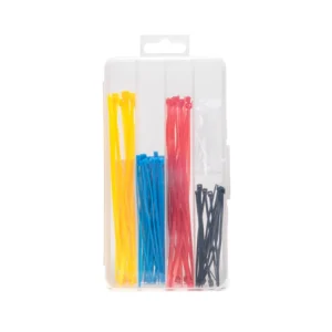CHINEE Multi color Self locking Nylon Cable Ties Assortment Kit with Organizer Box Heavy Duty Plastic Zip Ties Set Cable Management