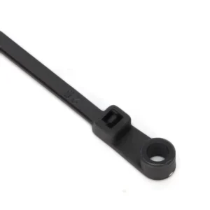 CHINEE Nylon 66 Cable Ties 3.6*200mm Self Locking Zip Ties with Mounting Hole 4.4mm for M4 Screws X19 Screw Mounted Cable Ties