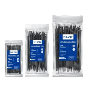 CHINEE Nylon 66 Cable Ties Self-Locking Heavy Duty for Tarps Debris Netting Fastening Industrial Use