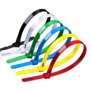 CHINEE Nylon 66 Silicone Rubber Cable Ties 4.8*200mm Heat Resisting Releasable Type 200mm Length Loose Twist Nylon Zip Ties