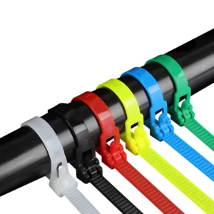 CHINEE Nylon Cable Tie Self-Locking Black White Assorted Pack for Home DIY Electrical Wire Harness Management Bundle Straps