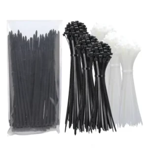 CHINEE Nylon Cable Ties 100MX2.5MM Self Locking Plastic Zip Ties Available in White and Black Color From Manufacturer China