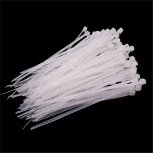 CHINEE Nylon Cable Ties Self locking Nylon Cable Ties White Black Two Optional Length 10cm Computer Line Bundles