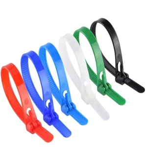 CHINEE Nylon PA66 Heavy Duty Releasable ZIP Tie Adjustable Strap Reusable Wire Wraps Cable Ties