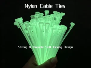 CHINEE Nylon Plastic Cable Tie 4.8 * 250mm UV Resistant Acid Environmentally Friendly Night Light Cable Tie Fishing