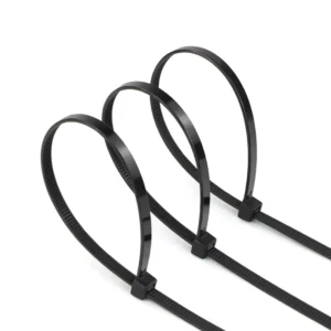 CHINEE Nylon Self-Locking Cable Zip Ties 100mm 200mm 300mm Multifunctional Black and White for Electrical Cables