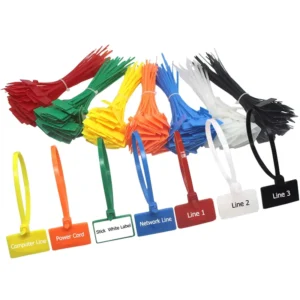CHINEE Nylon Self Locking Label Zip Ties Tag Cable Ties