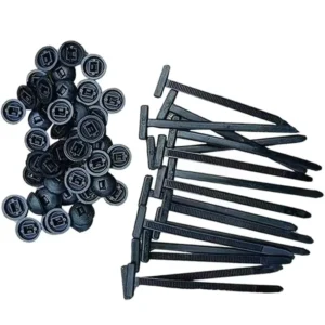 CHINEE Nylon Universal Cable Tie Buckle Heavy Duty Self-Locking Nylon Zip Tie Holder UV-Resistant Fasteners