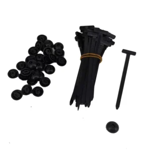 CHINEE Nylon Universal Cable Tie Buckle Heavy Duty Self-Locking Zip Ties Holder With Pin & Button Design Fasteners