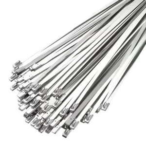 CHINEE Nylon Zip Ties (100PCS 11.8 Inch) Heavy Duty Self locking Cable Ties with Steel Balls