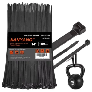 CHINEE OEM Factory High Quality Nylon Zip Ties UV resistant Double Sided Toothed Cable Ties Various Sizes Including 350mm Length
