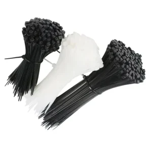 CHINEE OEM Manufacturer Nylon 66 Self Locking Cable Zip Ties 24″ Inch 600mm UV Resistant Black Strong Tensile Strength ROHS CE ISO9001
