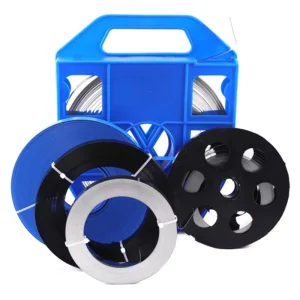 CHINEE PVC Coated Stainless Steel Industrial Use High Tensile Strength Pipe Strap Binding Strap Strapping Zip Ties Cable Tie