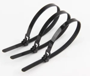 CHINEE Plastic 7.2 MM*300 MM Reusable Releasable Cable Tie Nylon Cable Flexible Ties Manufacturer