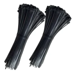 CHINEE Plastic Cable Tie Zip Ties Wraps Never Break Miniature Duty Strong Self Locking Nylon 2.5 X 100mm 100 Pcs Zip Tie Heavy Duty