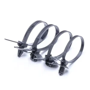 CHINEE Plastic Cable Wire Ties Black Eco friendly Zip Ties Wrap Tie Push Mountable Nylon 3.6*150 Scrap Nylon Tyre Cord CE ROHS