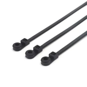 CHINEE Plastic Nylon Screw Mount Zip Cable Ties With Mounting Hole