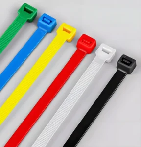 CHINEE Premium Nylon 6 Self Locking Cable Ties Multicolored Plastic Zip Ties High Tensile Strength Wire Wraps for Color Coding