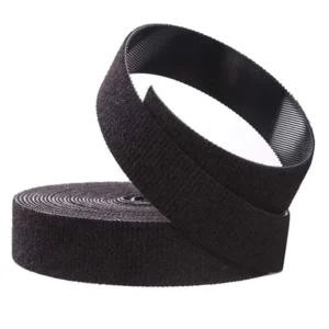 CHINEE Premium Quality Black 20mm Heavy Duty Velcro Hook Loop Tape Nylon Eco Friendly Plastic Heat Resistant Cable Tie
