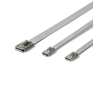 CHINEE Professional Manufacturer HONT SS304 316 Stainless Steel Self locking Ball Ties Zip Ties for Industrial Use