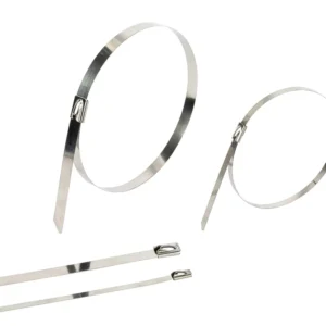CHINEE Professional Manufacturer HONT SS304 316 Stainless Steel Self locking Cable Ties with Custom Logo