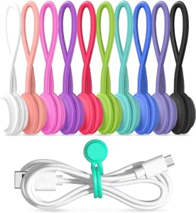 CHINEE Promotional Gifts Magnet Clip Cable Winder Zip Ties
