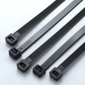 CHINEE RCR Customized Self Locking White Black Nylon Cable Ties 4.8*250mm 100pcs CE ROHS Certified 50LBS Tensile Strength Adjustable