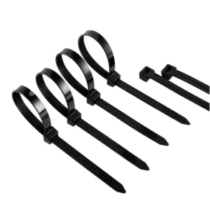 CHINEE RCR Self Locking Nylon 66 Cable Ties 4.8mm X 200mm CE ROHS REACH UV Resistant Industrial Use Black Yellow Red Bags