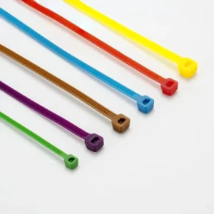 CHINEE Releasable Nylon Cable Tie Strap Black White 3*80mm 100mm 150mm 200mm Colored Zip Tie