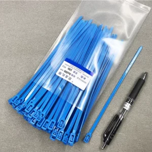CHINEE Releasable Nylon Cable Ties 2 5x100mm Self Locking Reusable Zip Ties Heavy Duty Wire Management UV Resistant