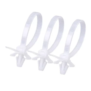 CHINEE Releasable Reusable Adjustable Nylon Cable Ties Natural Color for DIY Home Garden Organization and Crafts