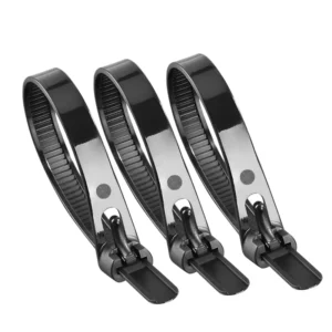 CHINEE Releasable Reusable Carry Straps Automatic Adjustable Zip Tie Strap Reusable Wire Wraps Nylon Cable Ties