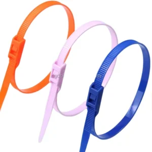 CHINEE Releasable and Reusable Nylon Cable Ties Plastic Tie Straps Plastic Wire Tie